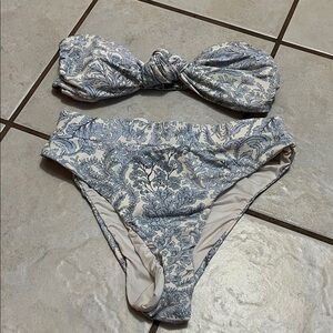 Envya Floral Print Bikini Set sz M